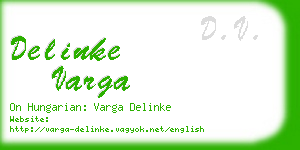 delinke varga business card